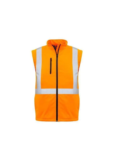 SYZMIK Unisex Hi Vis X Back 2 In 1 Soft Shell Rain Jacket ZJ680 Metro Workwear.