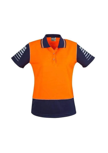 SYZMIK Women’s Hi Vis Zone Polo ZHL236 Metro Workwear.