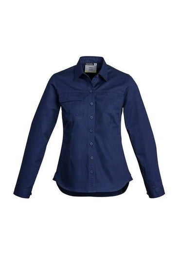 SYZMIK Women’s Lightweight Long Sleeve Tradie Shirt ZWL121 Metro Workwear.
