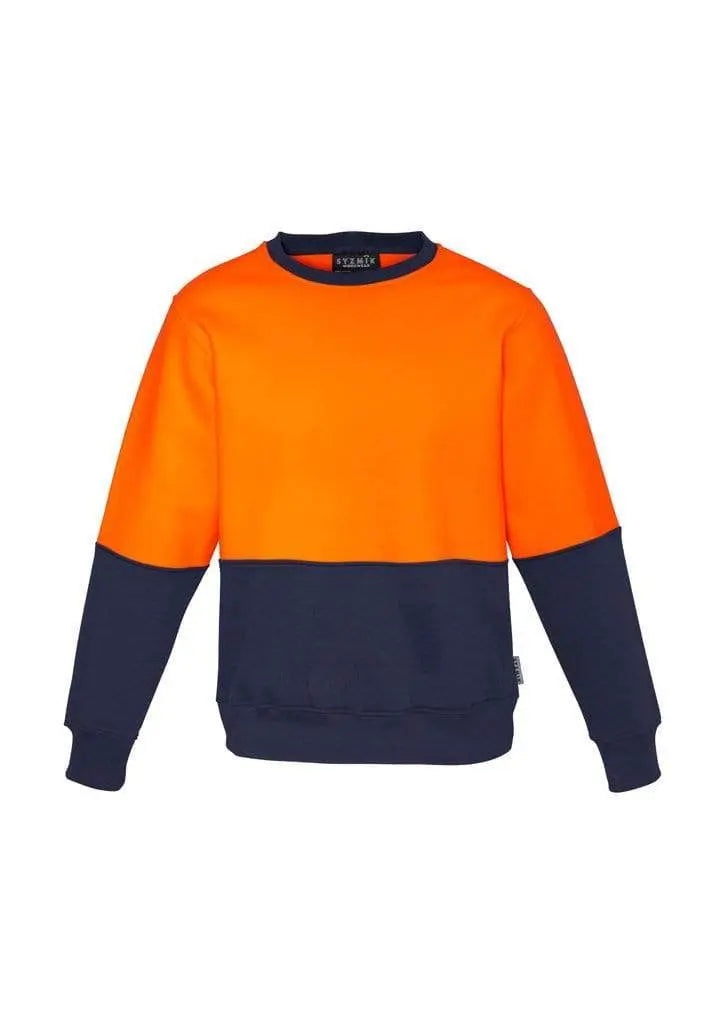 Syzmik Workwear Unisex Hi Vis Crew Sweatshirt ZT475 Metro Workwear.