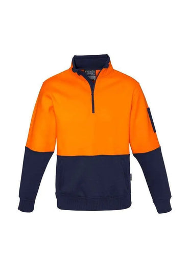Syzmik Workwear Unisex Hi Vis Half Zip Pullover ZT476 Metro Workwear.