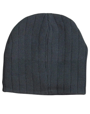 Cable Knit Beanie With Fleece Head Band CH64