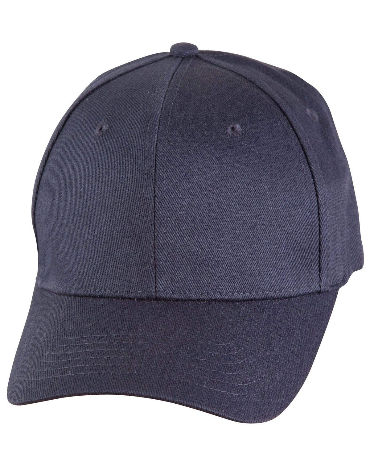 Cotton Fitted Cap Ch36 in Navy