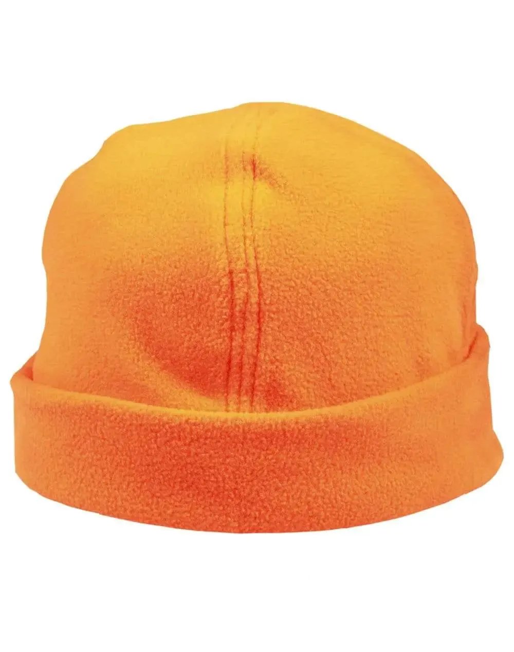 Polar Fleece Beanie Ch27 in Fluoro Orange