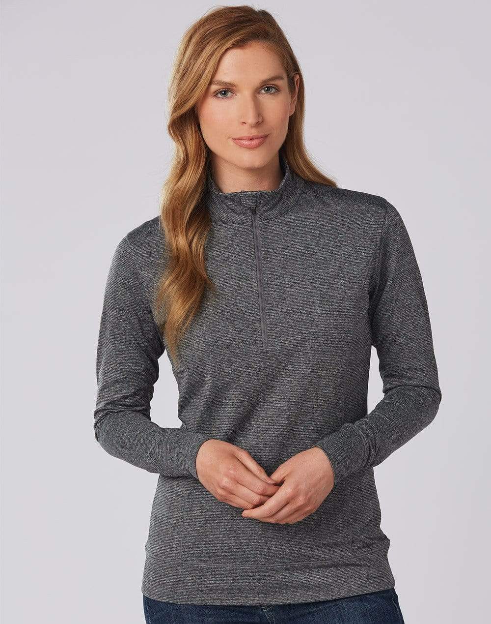 Winning Spirit Women's Ultimate Half Zip Long Sleeve Sweat Top FL26