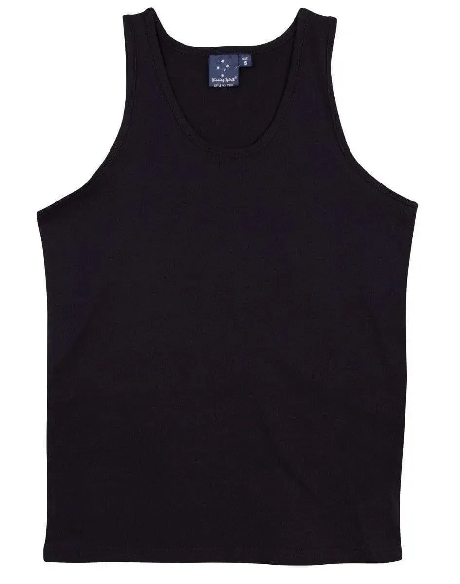 Winning Spirit Men's Trainer's Cotton Singlet TS18
