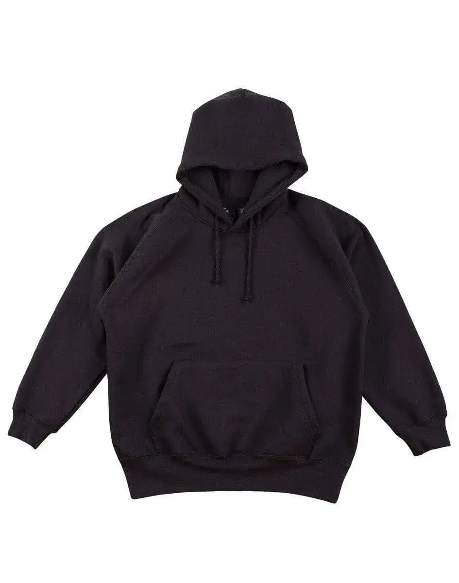 WINNING SPIRIT WARM HUG Kids' Fleece Hoodie FL07K Casual Wear Winning Spirit Black 6K
