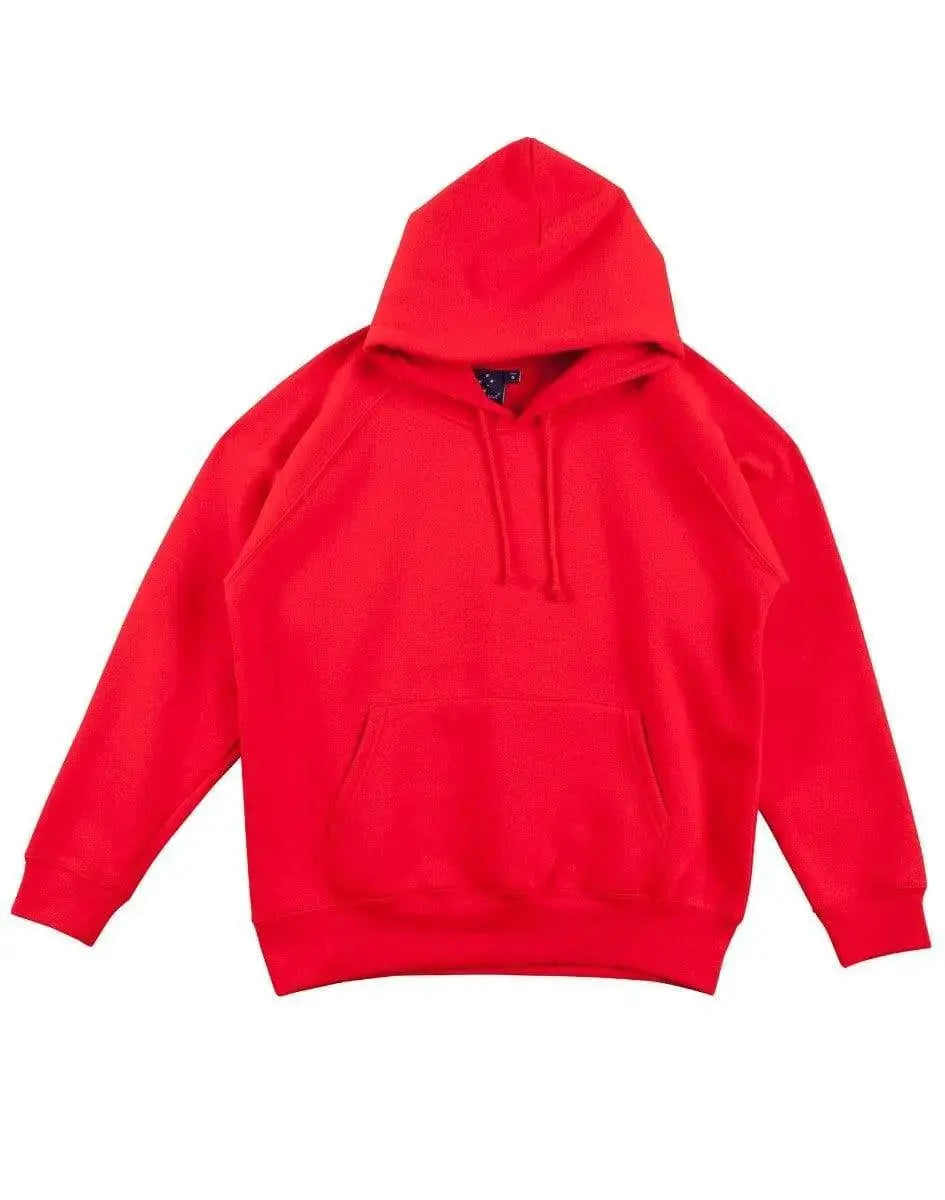 WINNING SPIRIT WARM HUG Kids' Fleece Hoodie FL07K Casual Wear Winning Spirit Red 6K