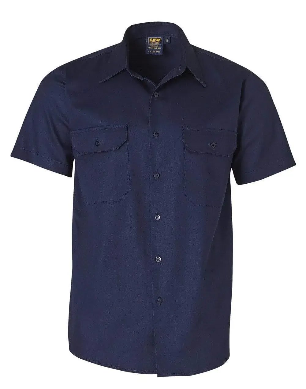 Cotton Drill Short Sleeve Work Shirt WT03
