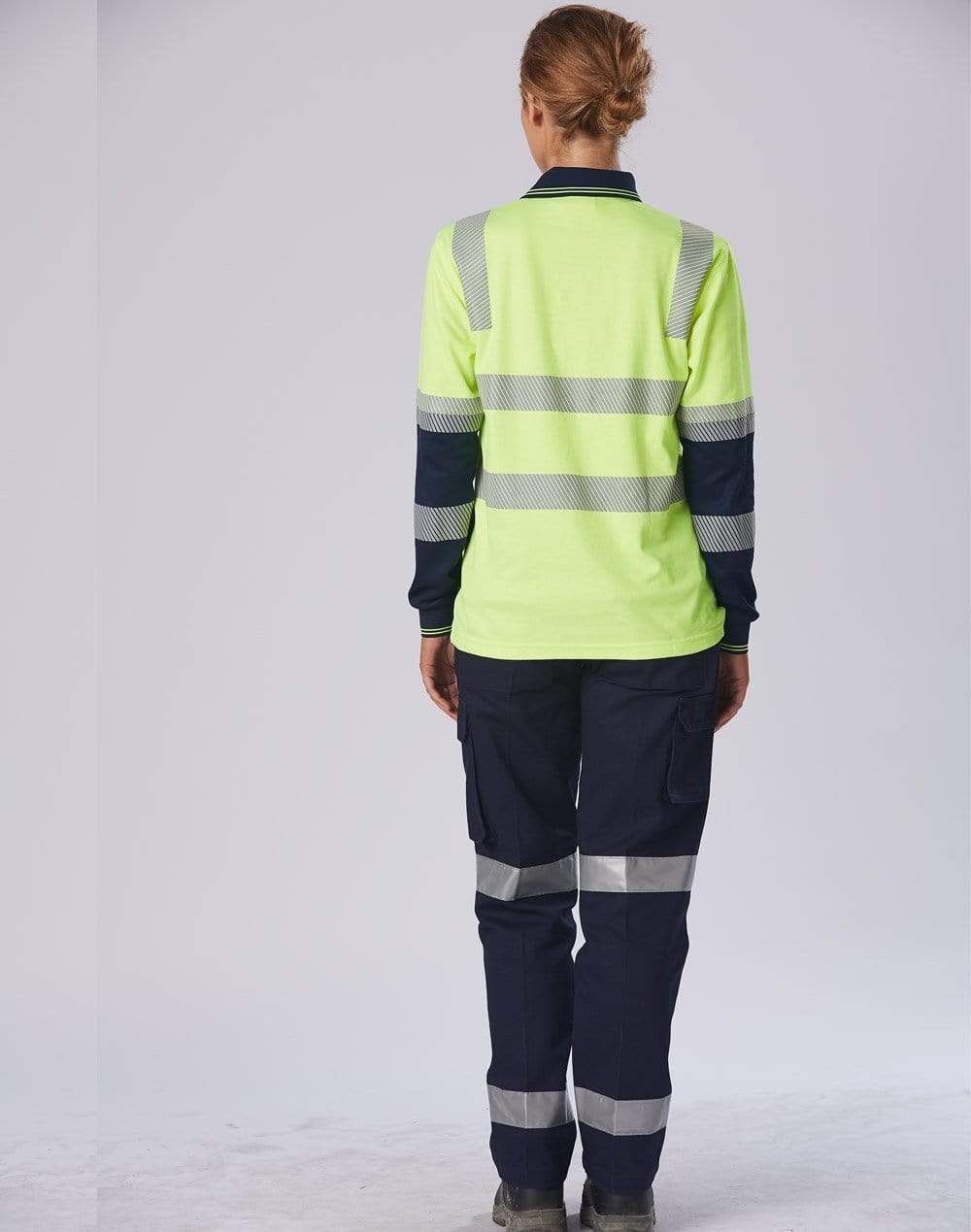 Winning Spirit unisex TRUEDRY® biomotion segmented safety polo SW74 Metro Workwear.