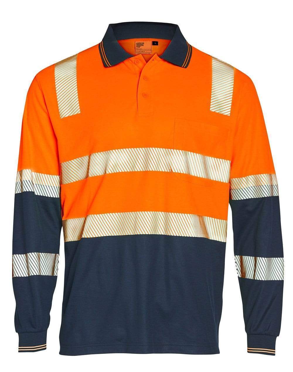 Winning Spirit unisex TRUEDRY® biomotion segmented safety polo SW74 Metro Workwear.