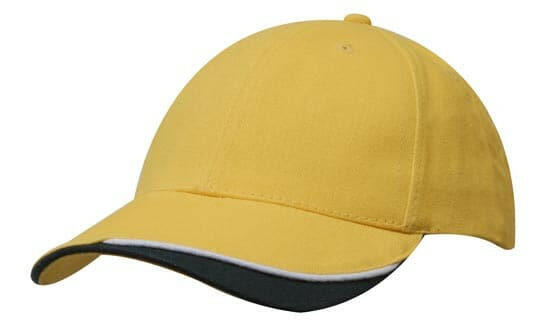 Headwear Bhc Cap With Indent & Sandwich X12 Metro Workwear.