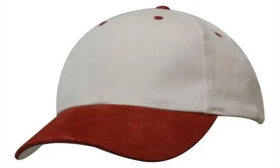 Headwear Brushed Heavy Cotton W/suede Peak X12 - 4200 Metro Workwear.