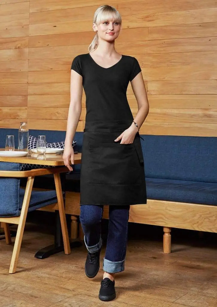 Biz Collection Chef Short Waisted Apron BA94 Metro Workwear.