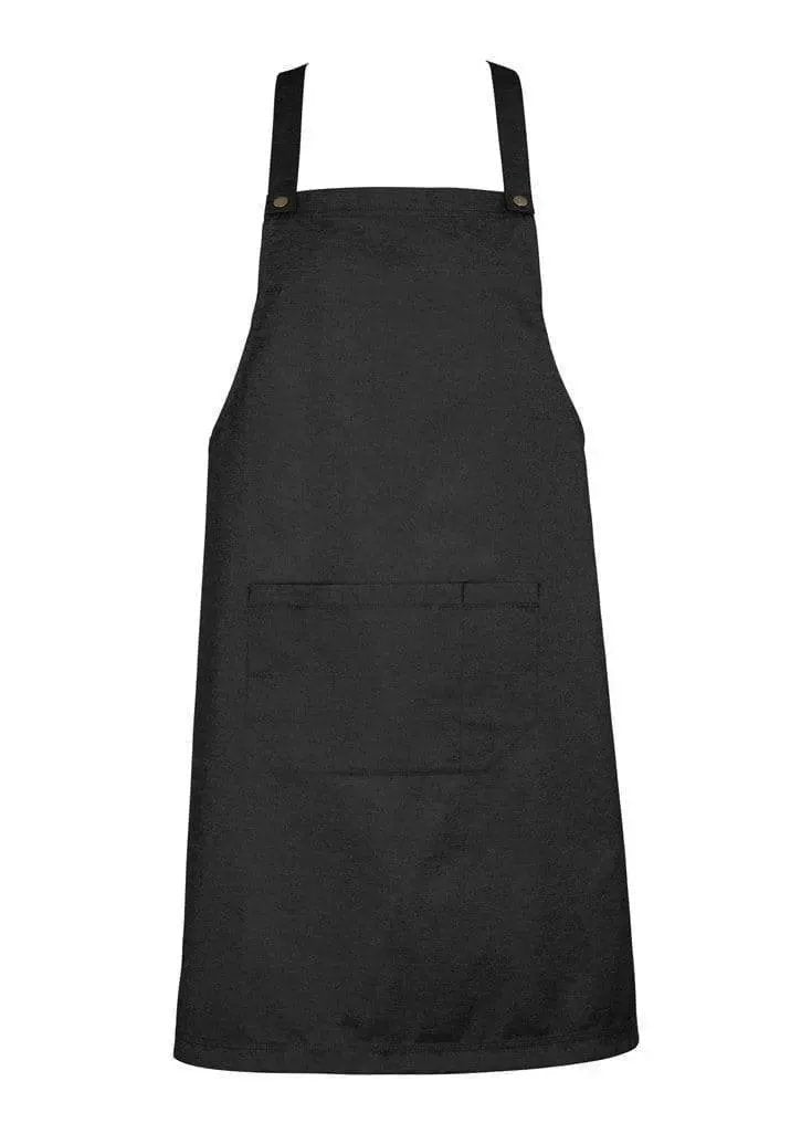 Biz Collection Textured Fabric Urban Bib Apron BA55