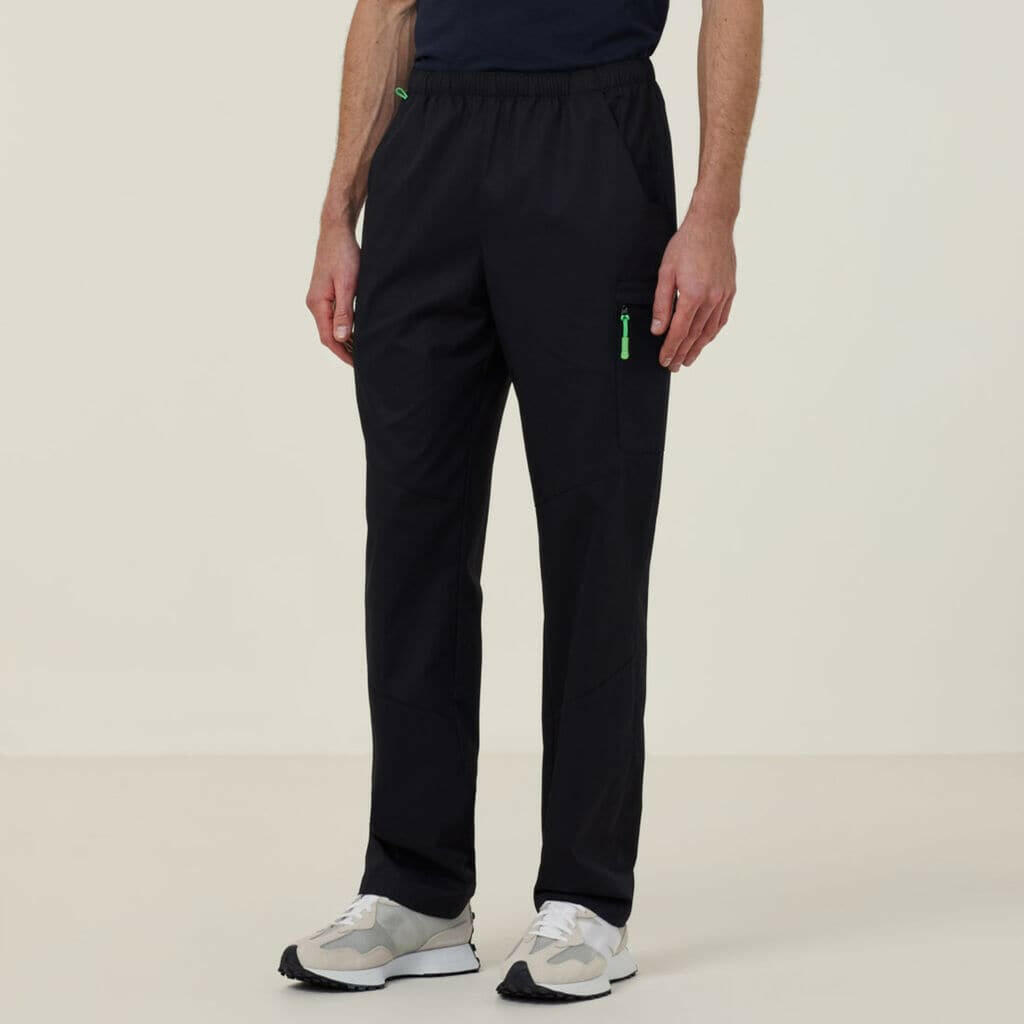 Rontgen Elastic Waist Scrub Pant CATQ4F-BLA Metro Workwear.