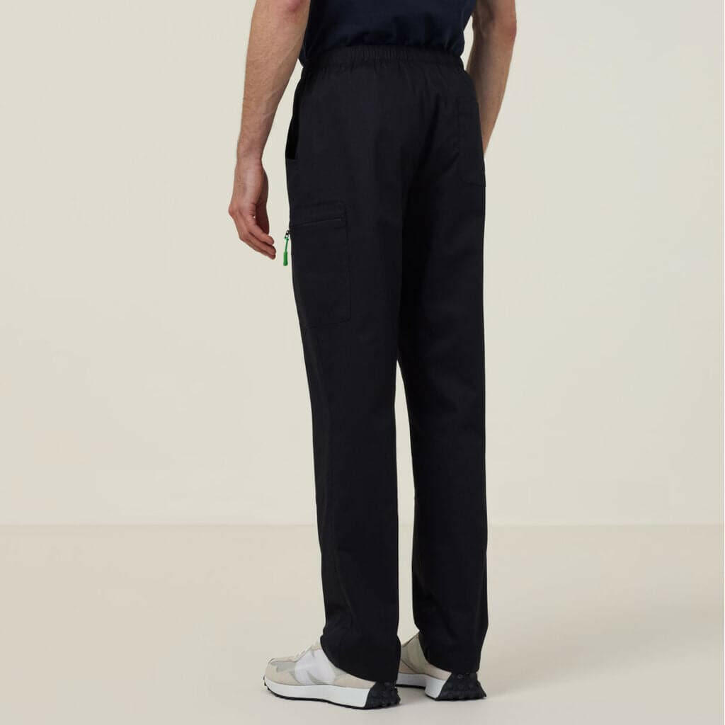 Rontgen Elastic Waist Scrub Pant CATQ4F-BLA Metro Workwear.