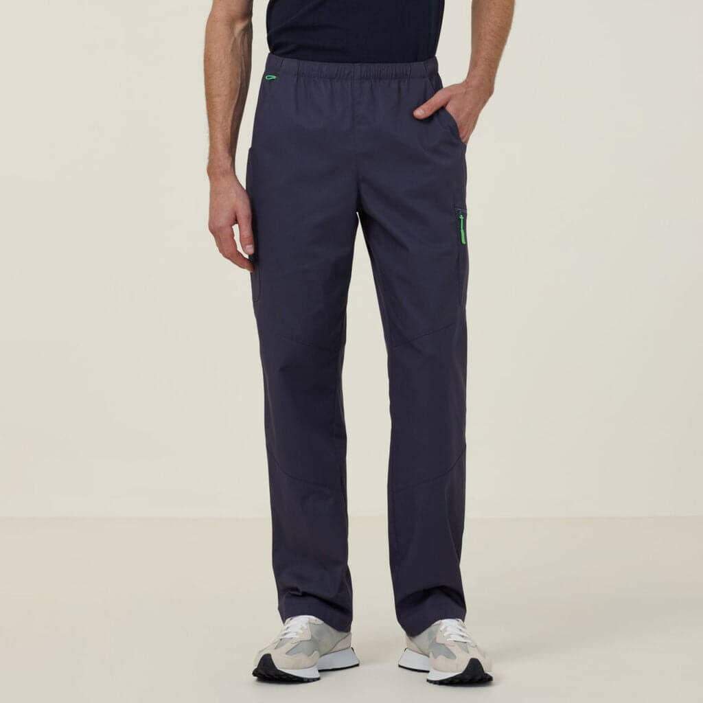 Rontgen Elastic Waist Scrub Pant CATQ4F-BLA Metro Workwear.