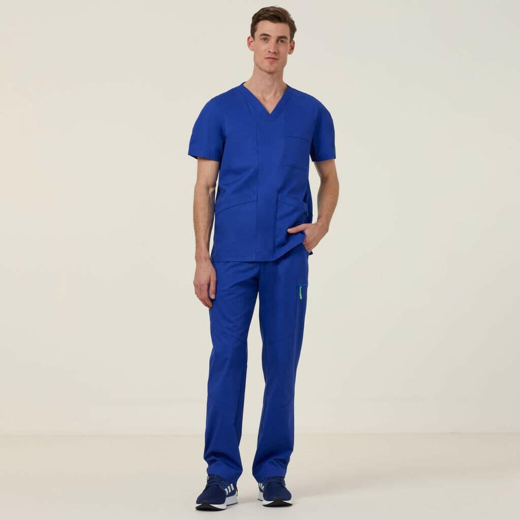 Rontgen Elastic Waist Scrub Pant CATQ4F-BLA Metro Workwear.