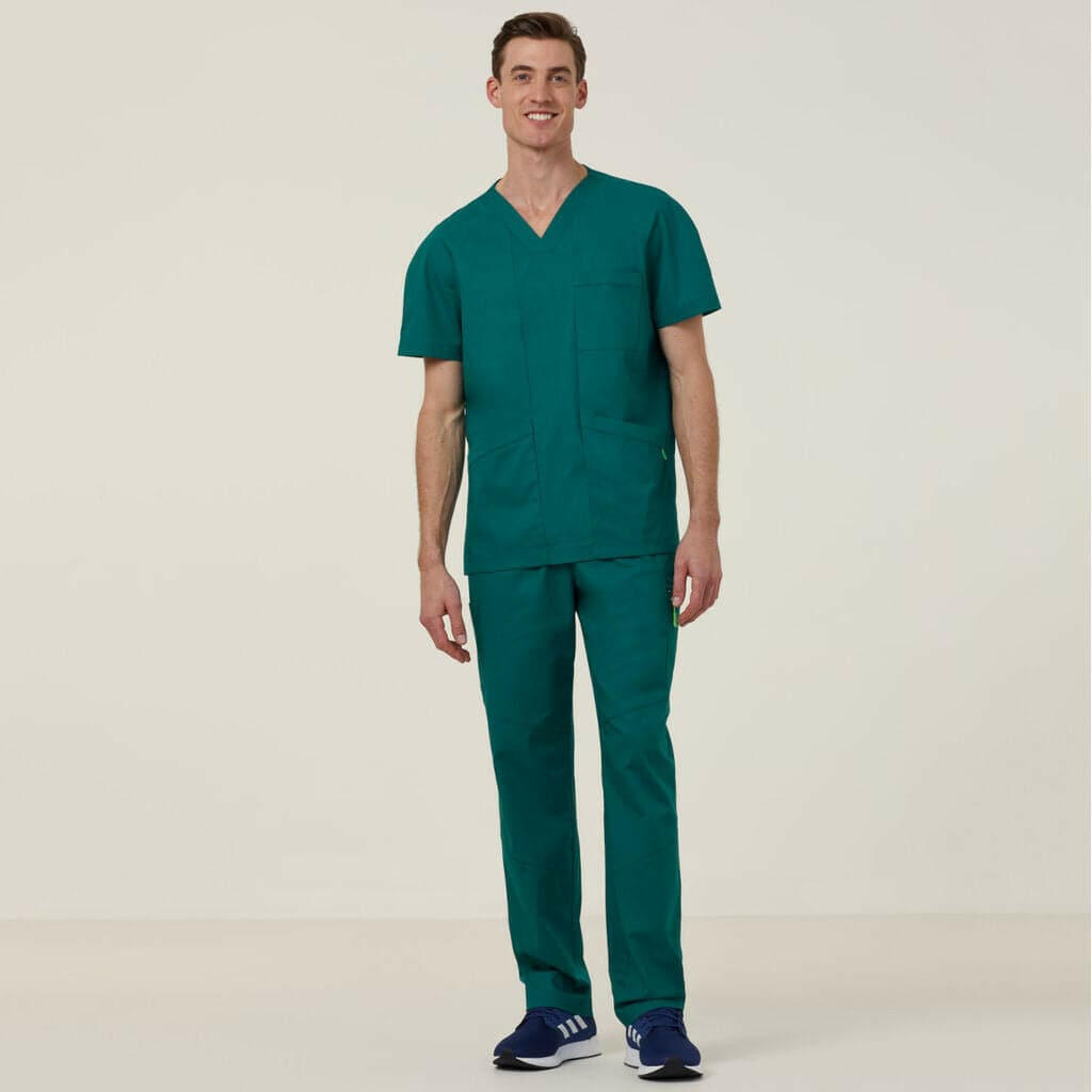 Rontgen Elastic Waist Scrub Pant CATQ4F-BLA Metro Workwear.