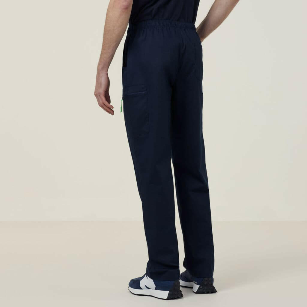 Rontgen Elastic Waist Scrub Pant CATQ4F-BLA Metro Workwear.