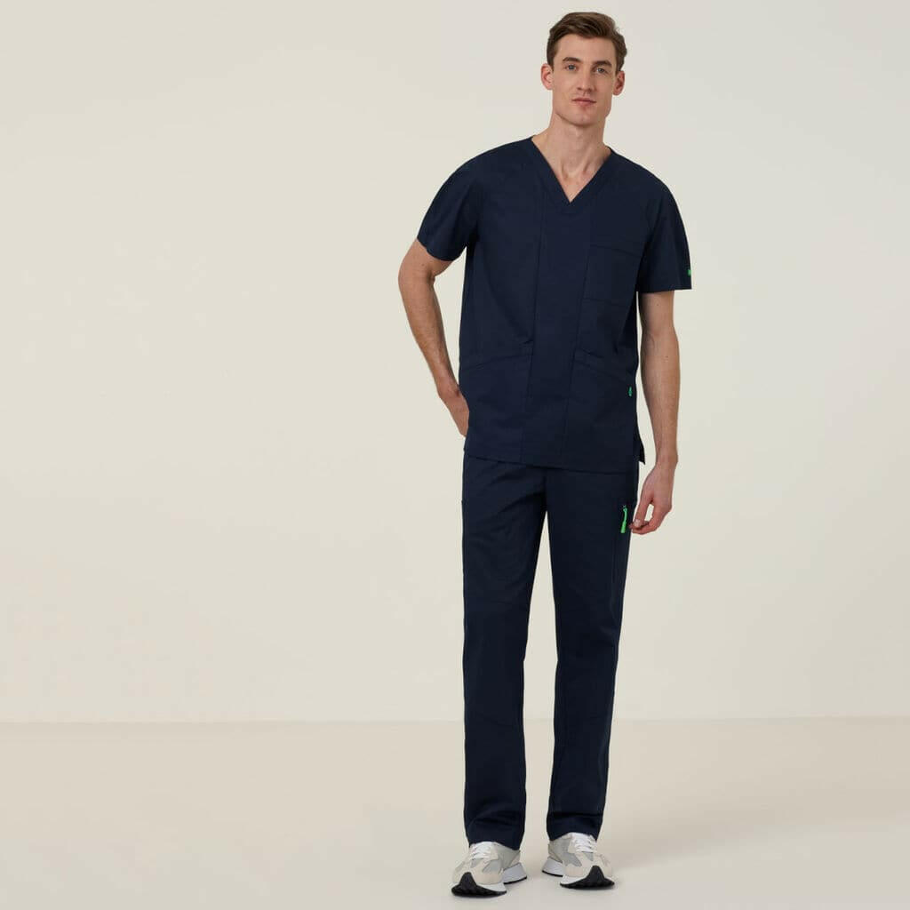 Rontgen Elastic Waist Scrub Pant CATQ4F-BLA Metro Workwear.