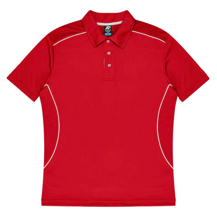 Aussie Pacific Kuranda Men's Polo Shirt 1323  Aussie Pacific RED/WHITE S 