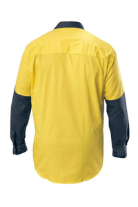 Hard Yakka Koolgear Hi-visibility Cotton Ventilated Shirt Y07558 Work Wear Hard Yakka   