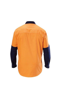 Hard Yakka Koolgear Hi-visibility Cotton Ventilated Shirt Y07558 Work Wear Hard Yakka   