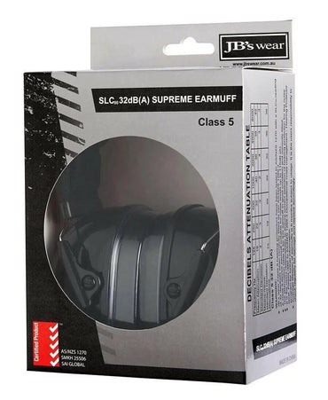 32dB Supreme Ear Muffs 8M001 Metro Workwear.