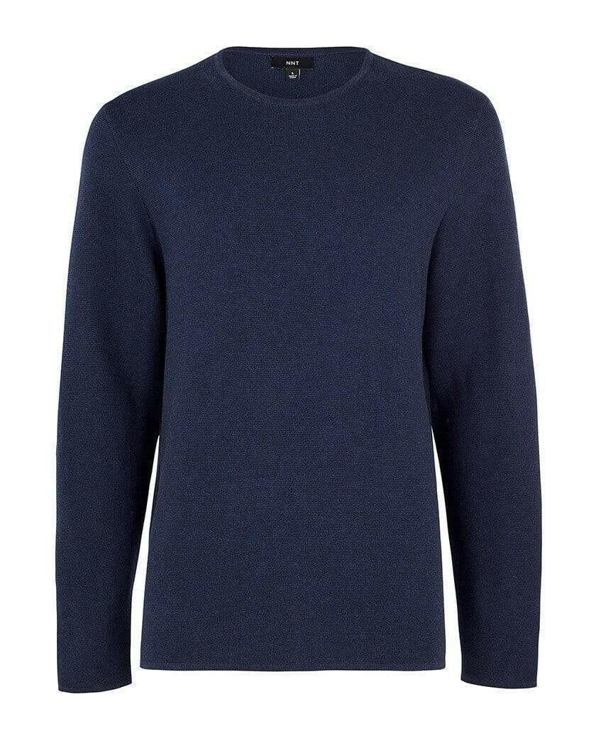 NNT Long Sleeve Knit Jumper CATE38 in Navy
