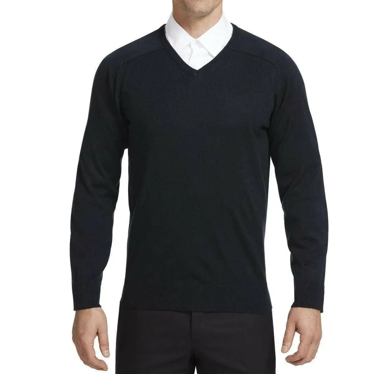 NNT V-Neck Sweater CATE33 in Navy