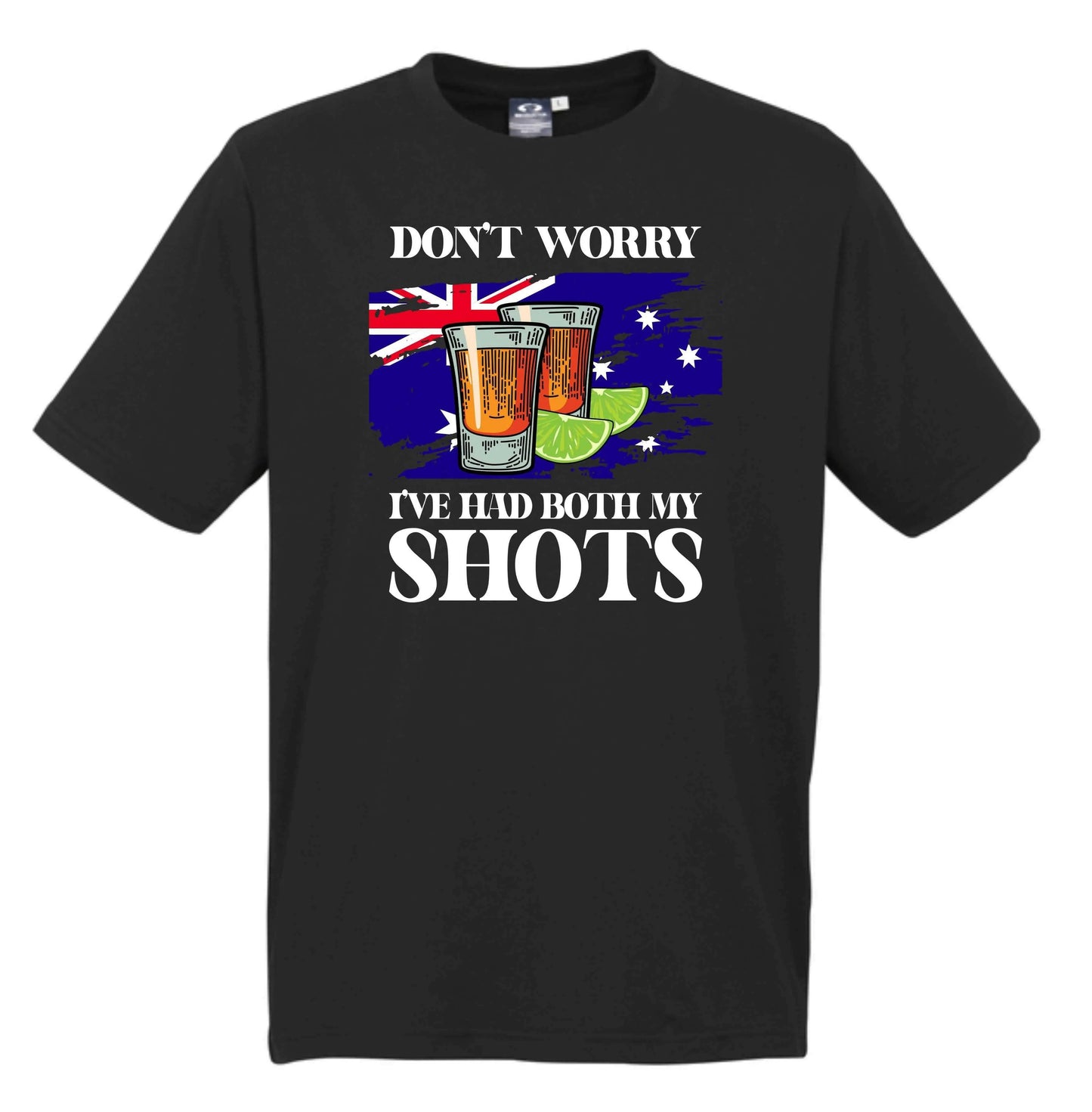 Printed Covid Shots Unisex T-shirt CJ01 Metro Workwear.