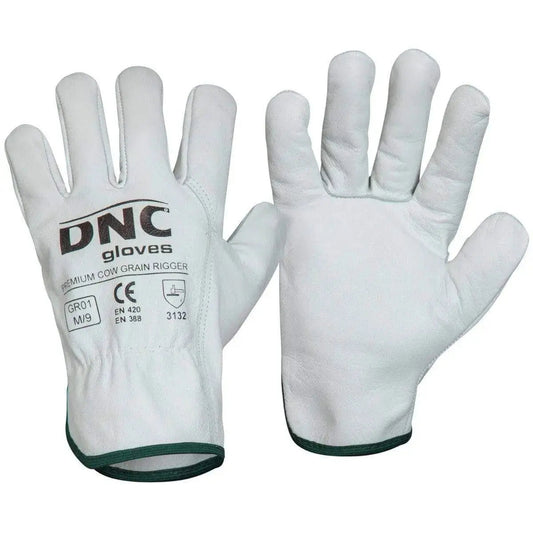 Essential Rigger Cow Leather Work Gloves for Protection