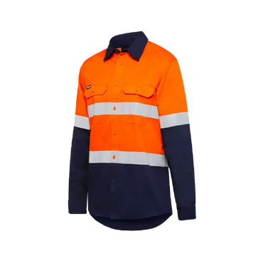 KingGee Men's Vented Spliced Drill Taped Shirt K54025  Metro Workwear