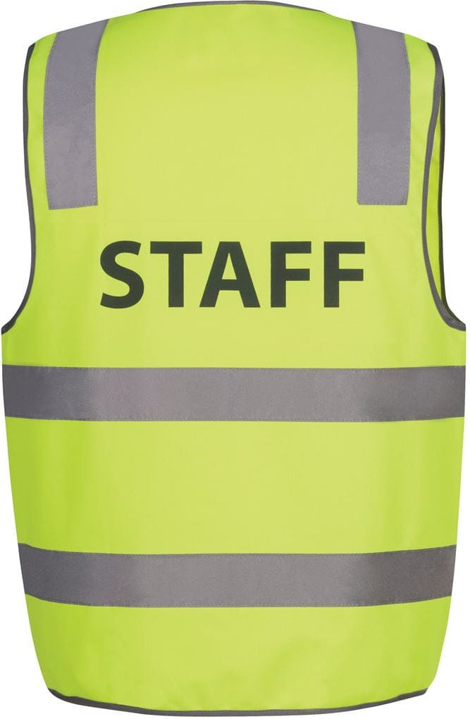 Jb's STAFF Printed Hi-Vis Safety Vest 6DNSVSTAFF
