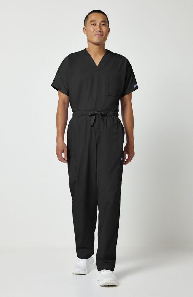 Cherokee Men's Drawstring Cargo Scrub Pant 4000