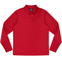Aussie Pacific Botany Men's Long Sleeve Polo Shirt 1316 Metro Workwear.
