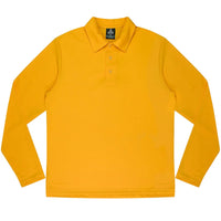 Aussie Pacific Botany Men's Long Sleeve Polo Shirt 1316 Metro Workwear.