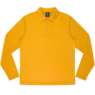 Aussie Pacific Botany Men's Long Sleeve Polo Shirt 1316 Metro Workwear.