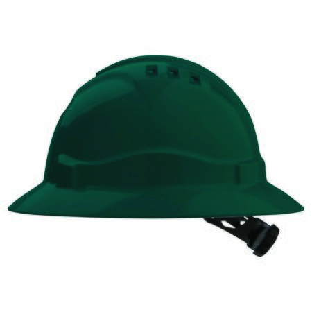 Pro Choice V6 Full Brim Hard Hat Ratchet Harness HHV6FB