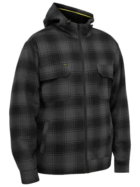 Bisley Zip Hoodie With Sherpa Lining BJ6102  Metro Workwear