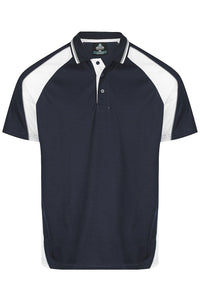 Aussie Pacific Men's Panorama Polo Shirt 1309 Navy/White/Ashe / S