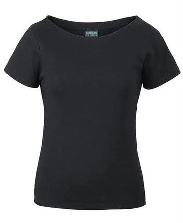 C Of C  Ladies S/S Boat Neck Tee 1BTS Metro Workwear.