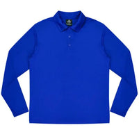 Aussie Pacific Botany Kids Long Sleeve Polo Shirt 3316 Casual Wear Aussie Pacific Royal 4 