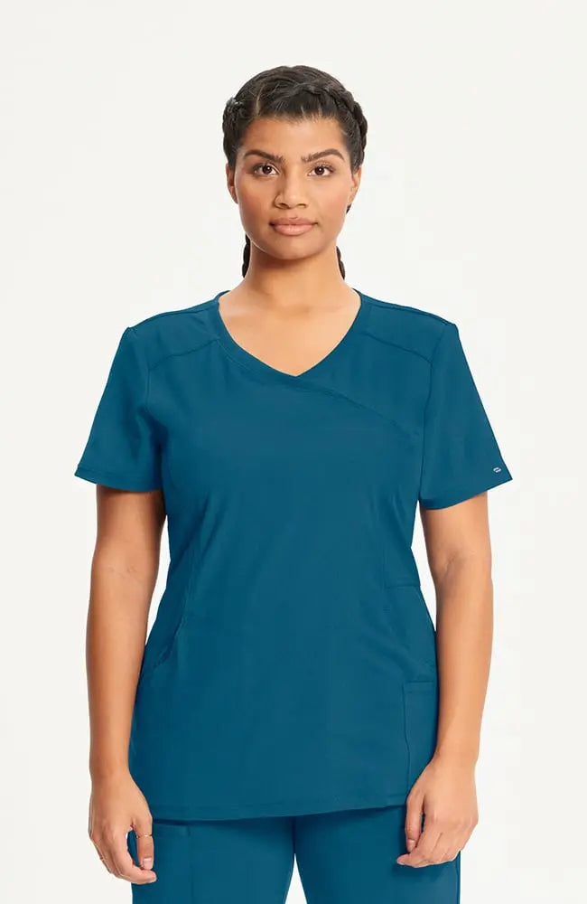 Cherokee Infinity Women's Mock Wrap Scrub Top 2625A  Simply Scrubs Australia