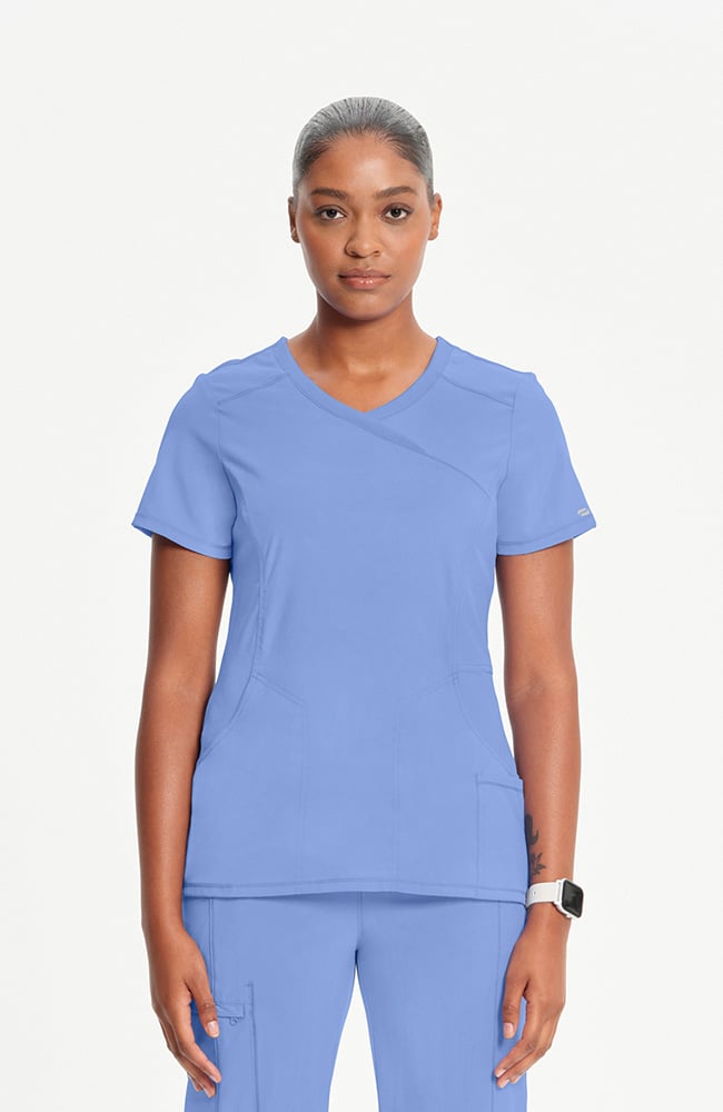 Cherokee Infinity Women's Mock Wrap Scrub Top 2625A Metro Workwear.