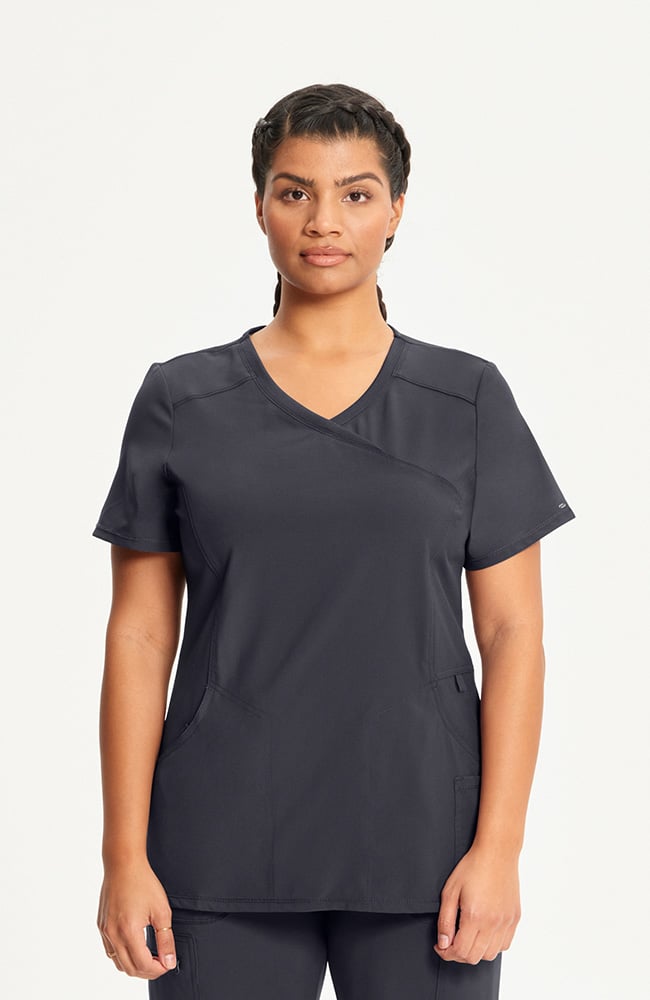 Cherokee Infinity Women's Mock Wrap Scrub Top 2625A Metro Workwear.