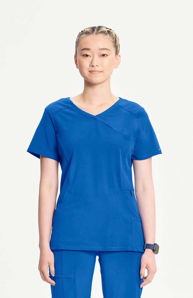 Cherokee Infinity Women's Mock Wrap Scrub Top 2625A Metro Workwear.