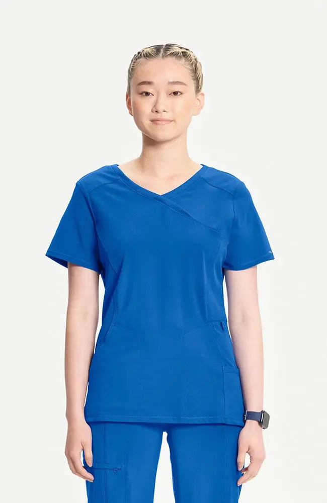 Cherokee Infinity Women's Mock Wrap Scrub Top 2625A  Simply Scrubs Australia